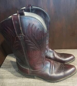 Durango Men’s 10.EE Wellington Farm/Ranch Brown Leather Cowboy Western Boots